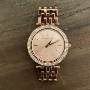 Rose gold Michael Kors darci watch